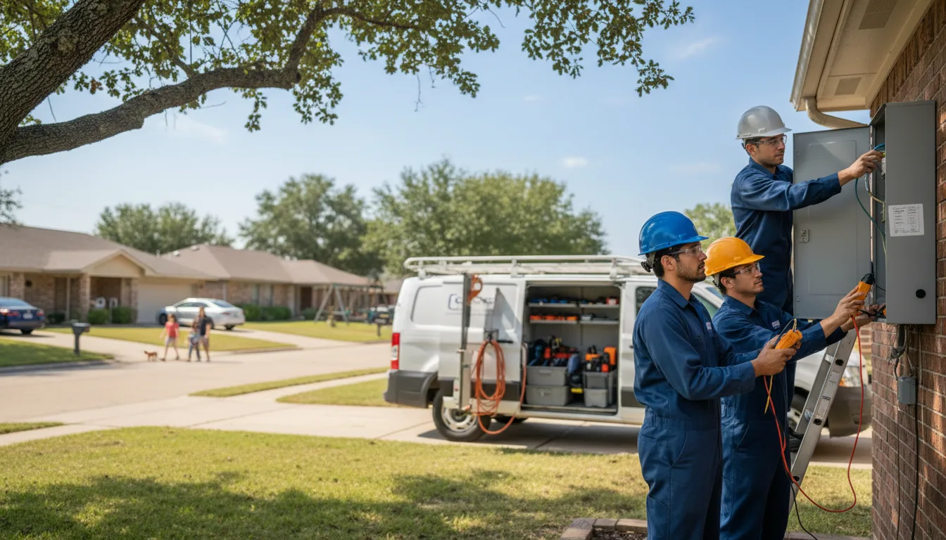 Certified electrician providing emergency electrical services in Midway, AL